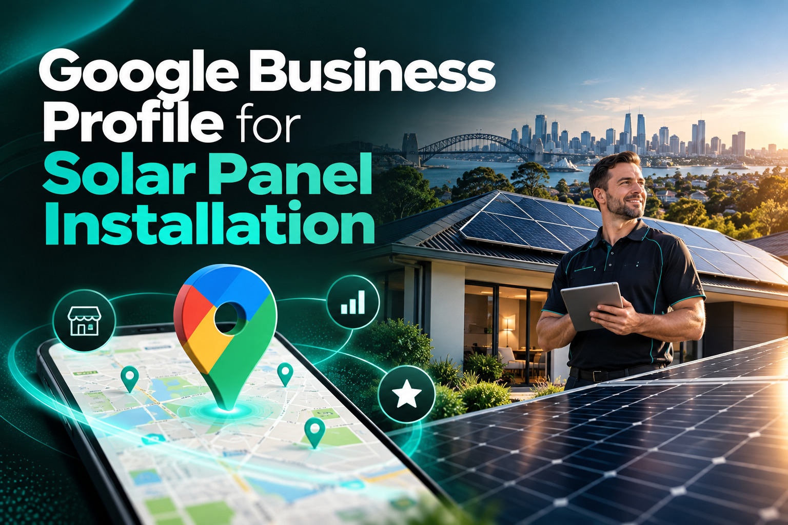 Google Business Profile optimisation for solar panel installation businesses