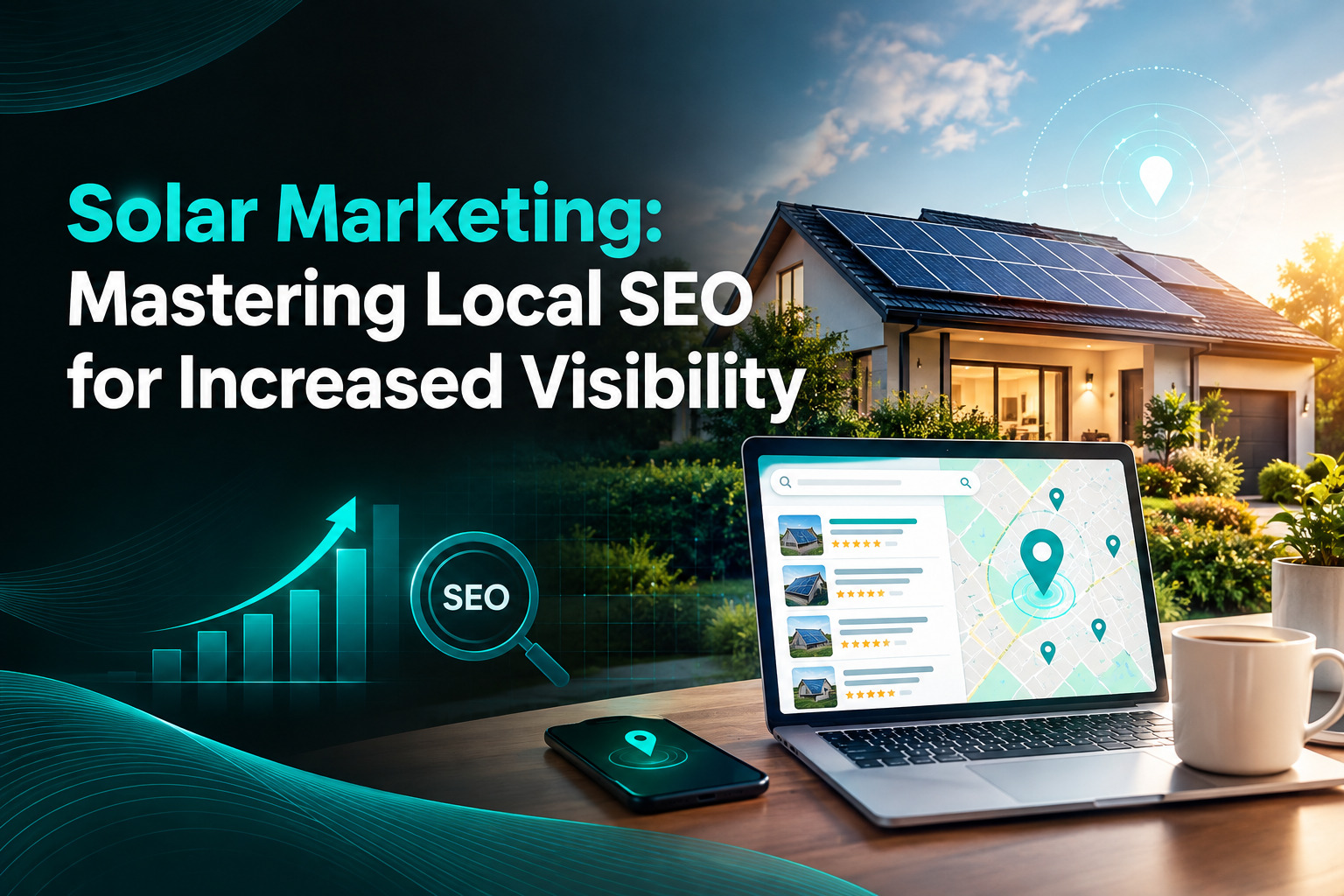Solar marketing and local SEO strategies to increase visibility for solar businesses