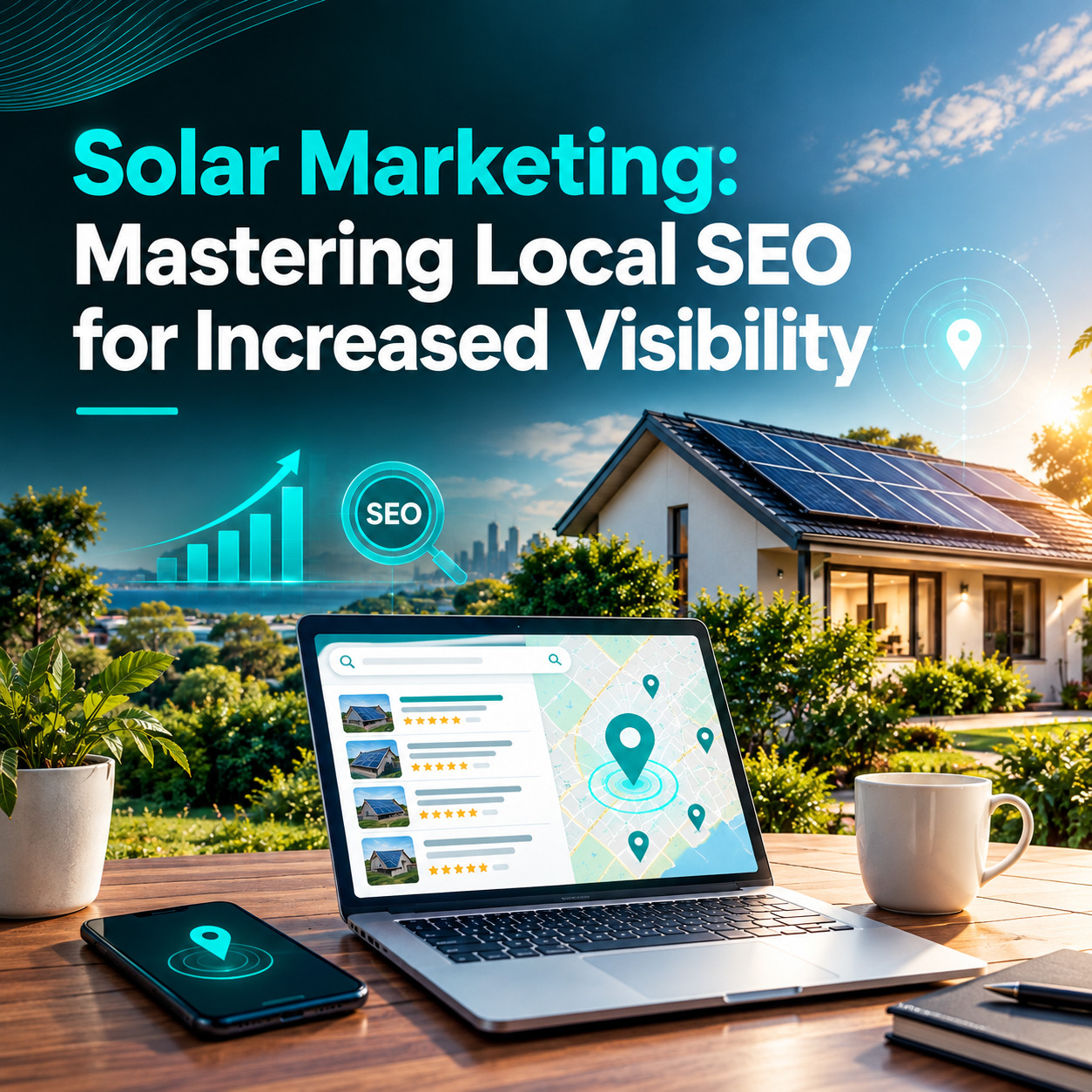 Solar marketing and local SEO strategies to increase visibility for solar businesses