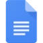 Google Docs logo icon.