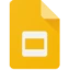 Google Slides logo icon.