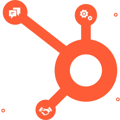 hubspot Logo icon with features getting with Hubspot Integration